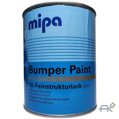 Краска бамперная MIPA 1л сер (структурная)